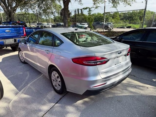 2019 Ingot Silver Ford Fusion S FWD Sedan