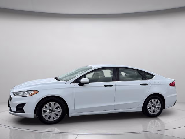 2019 Oxford White Ford Fusion S FWD Sedan