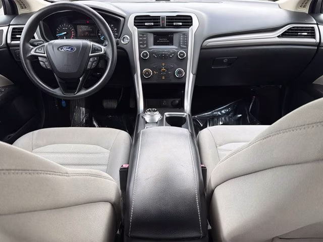 2019 Oxford White Ford Fusion S FWD Sedan