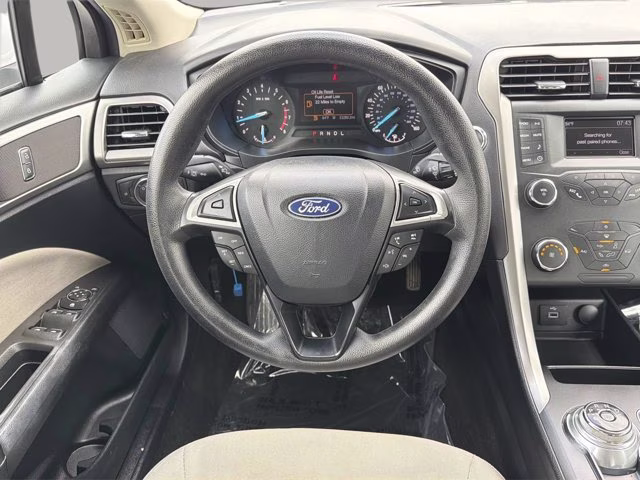 2019 Oxford White Ford Fusion S FWD Sedan