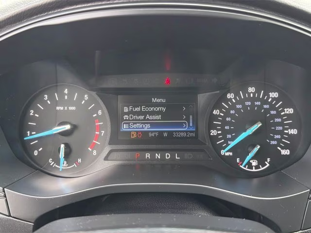 2019 Oxford White Ford Fusion S FWD Sedan