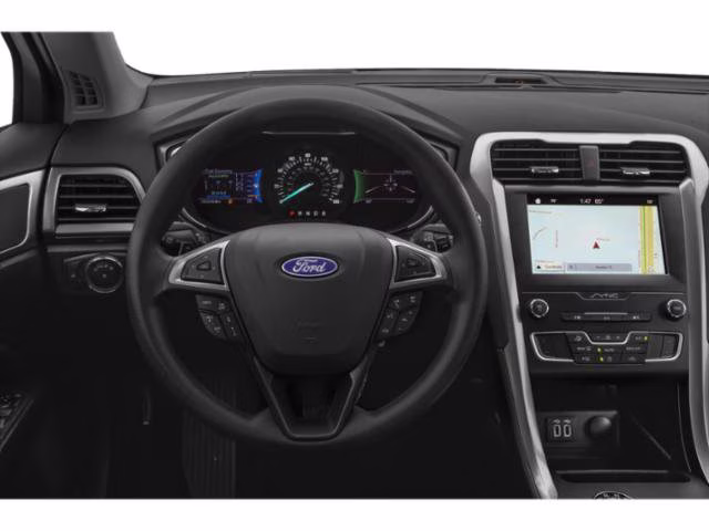 2019 Oxford White Ford Fusion S FWD Sedan