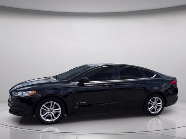 2018 Shadow Black Ford Fusion Hybrid S FWD Sedan