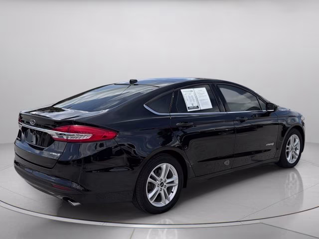 2018 Shadow Black Ford Fusion Hybrid S FWD Sedan