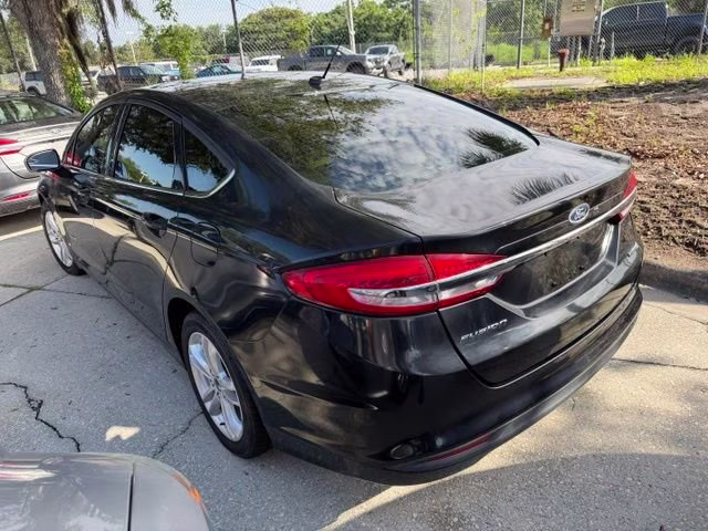2018 Shadow Black Ford Fusion Hybrid S FWD Sedan