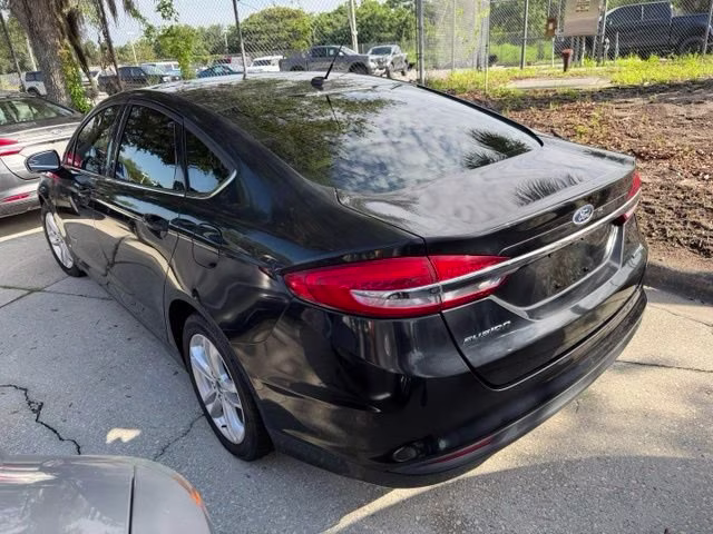 2018 Shadow Black Ford Fusion Hybrid S FWD Sedan