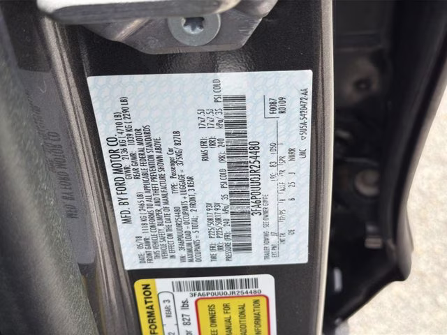 2018 Magnetic Ford Fusion Hybrid S FWD Sedan