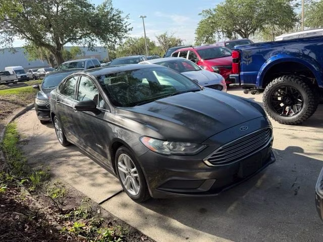2018 Magnetic Ford Fusion Hybrid S FWD Sedan