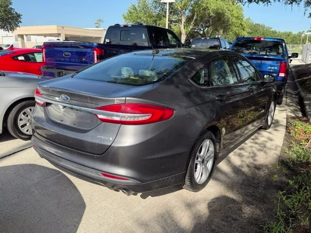 2018 Magnetic Ford Fusion Hybrid S FWD Sedan