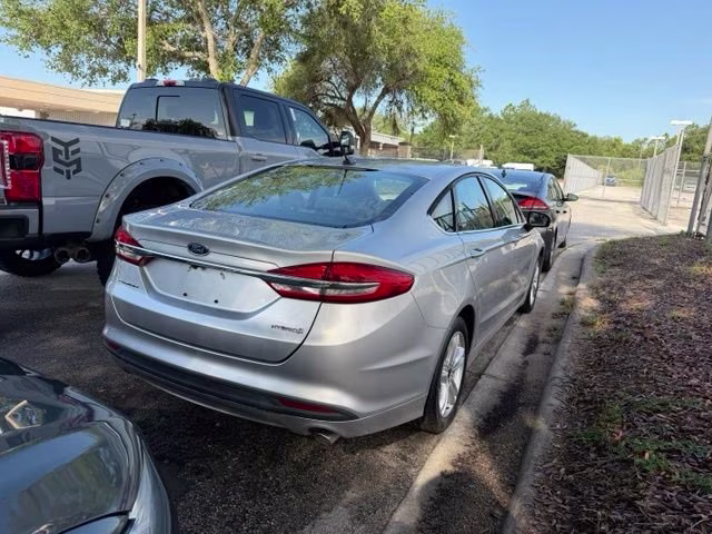 2018 Ingot Silver Ford Fusion Hybrid S FWD Sedan