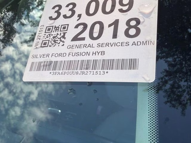 2018 Ingot Silver Ford Fusion Hybrid S FWD Sedan