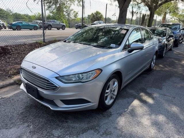 2018 Ingot Silver Ford Fusion Hybrid S FWD Sedan
