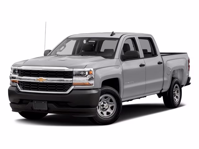 2018 Silver Ice Metallic Chevrolet Silverado 1500 WT RWD Truck