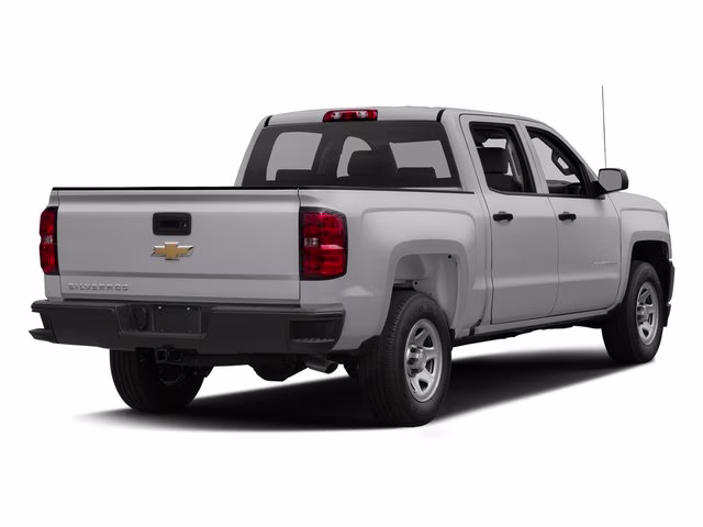 2018 Silver Ice Metallic Chevrolet Silverado 1500 WT RWD Truck
