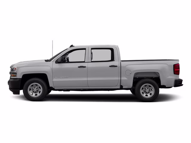 2018 Silver Ice Metallic Chevrolet Silverado 1500 WT RWD Truck