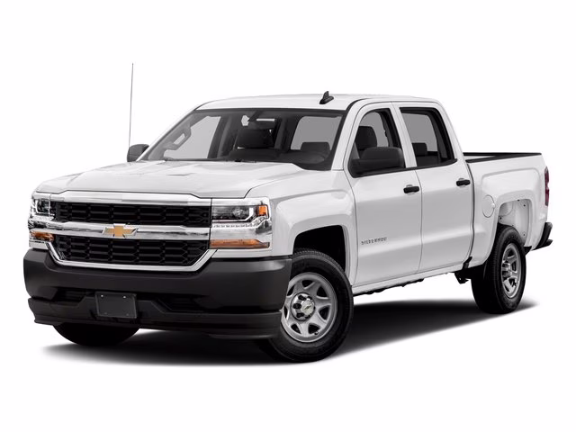 2018 Silver Ice Metallic Chevrolet Silverado 1500 WT RWD Truck