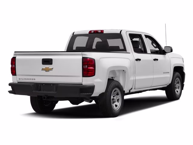 2018 Silver Ice Metallic Chevrolet Silverado 1500 WT RWD Truck