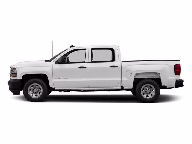 2018 Silver Ice Metallic Chevrolet Silverado 1500 WT RWD Truck