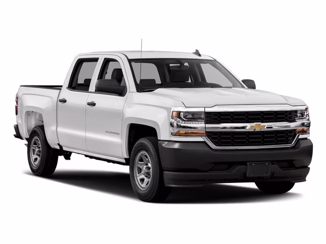 2018 Silver Ice Metallic Chevrolet Silverado 1500 WT RWD Truck