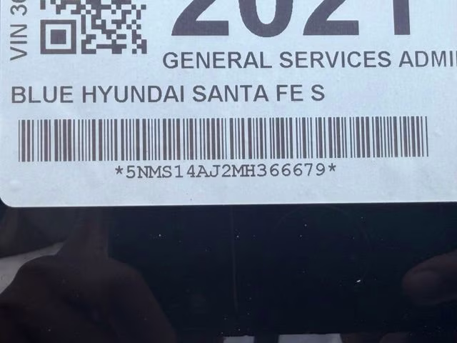 2021 Stormy Sea Hyundai Santa Fe SE FWD SUV