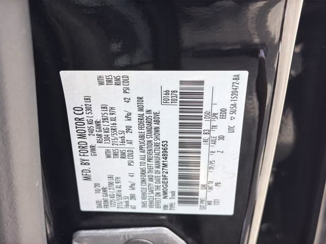 2021 Black Metallic Ford Transit Connect Wagon XLT FWD Van