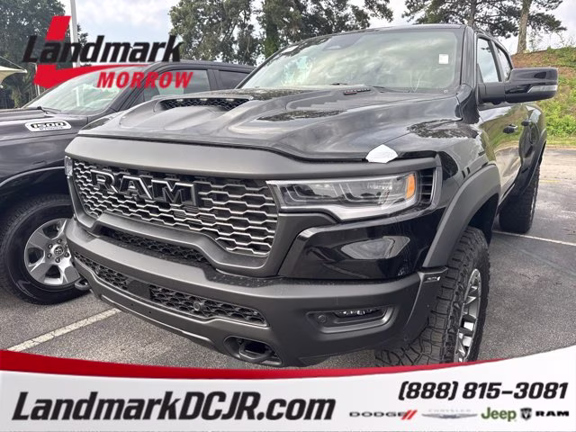 2026 Diamond Black Crystal Pearlcoat Ram 1500 RHO 4X4 Truck