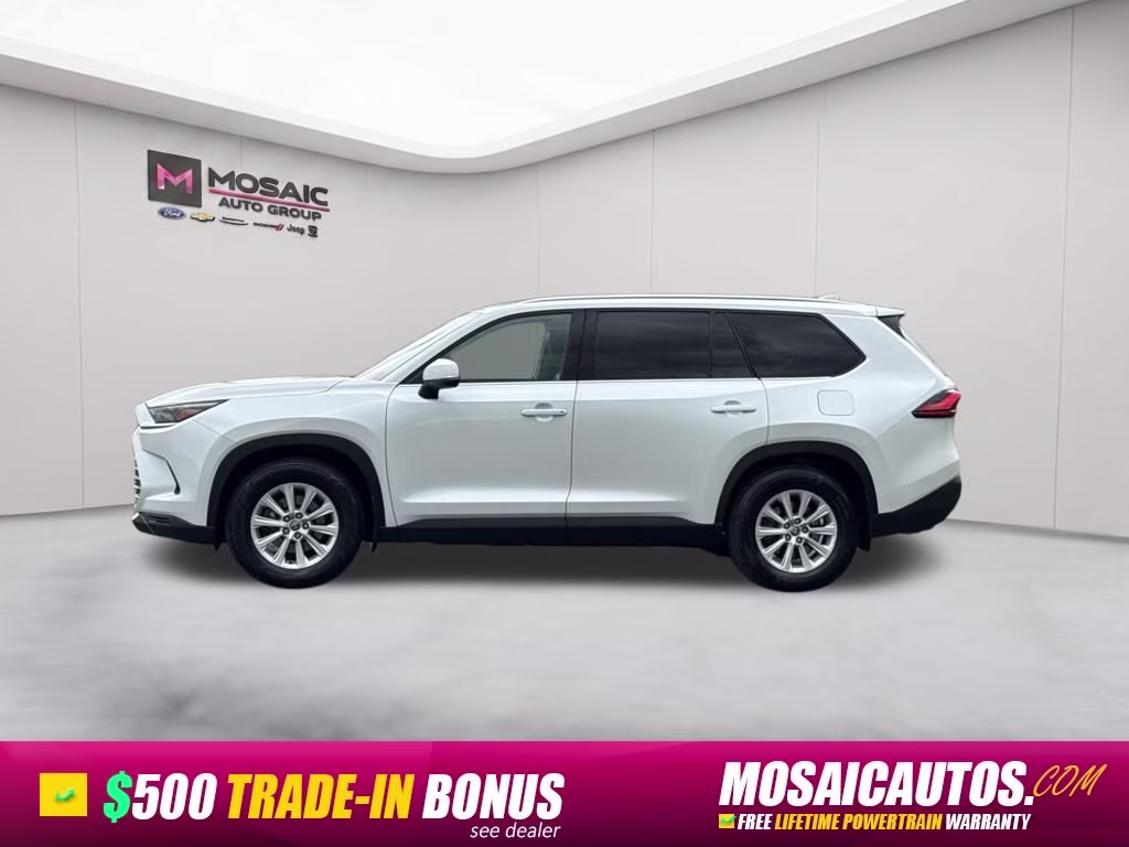 2024 White Toyota Grand Highlander XLE AWD SUV