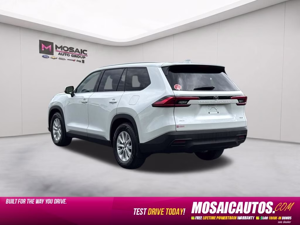 2024 White Toyota Grand Highlander XLE AWD SUV