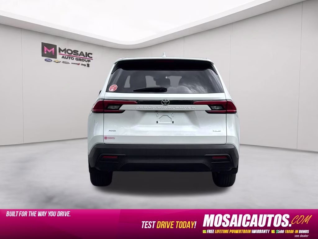 2024 White Toyota Grand Highlander XLE AWD SUV