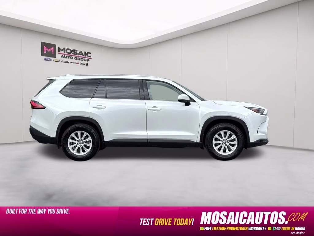 2024 White Toyota Grand Highlander XLE AWD SUV