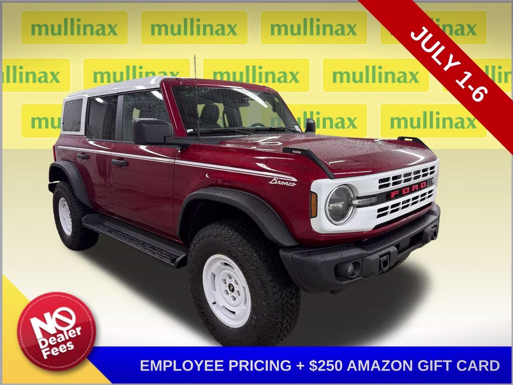 2026 RUBY RED TNTD Ford Bronco Heritage Edition 4X4 SUV