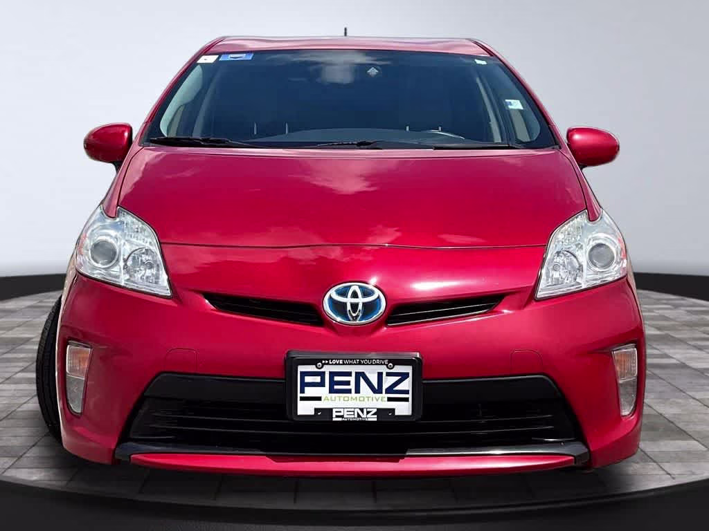 2015 Barcelona Red Metallic Toyota Prius Five FWD Sedan