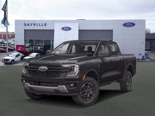 2026 Shadow Black Ford Ranger XLT 4WD SuperCrew 5' Box 4X4 Truck