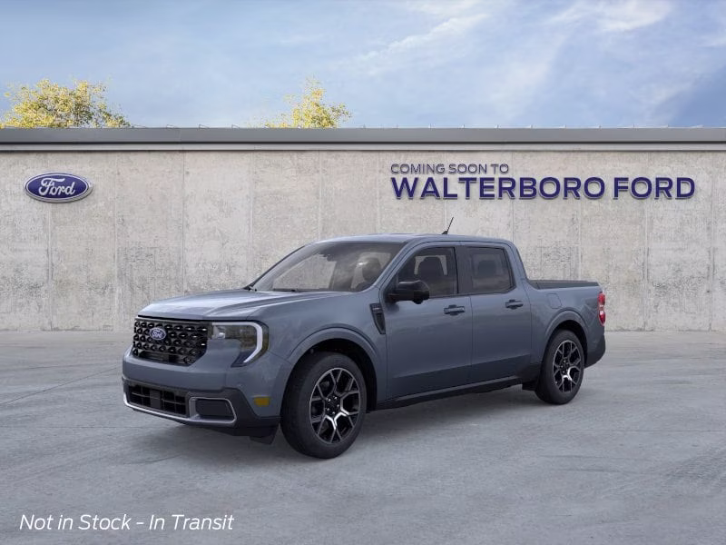 2026 Azure Gray Metallic Tri-Coat Ford Maverick Lariat AWD Truck