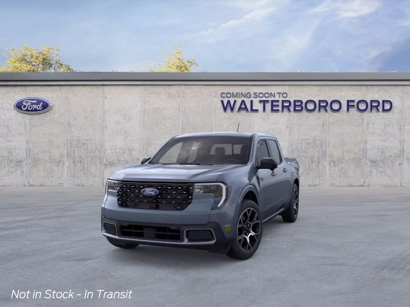 2026 Azure Gray Metallic Tri-Coat Ford Maverick Lariat AWD Truck