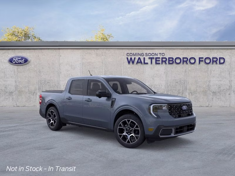 2026 Azure Gray Metallic Tri-Coat Ford Maverick Lariat AWD Truck
