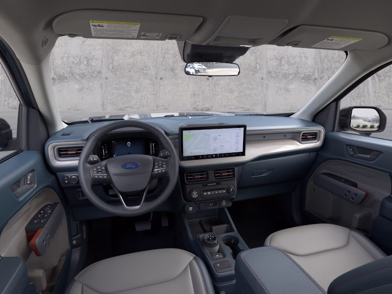 2026 Azure Gray Metallic Tri-Coat Ford Maverick Lariat AWD Truck