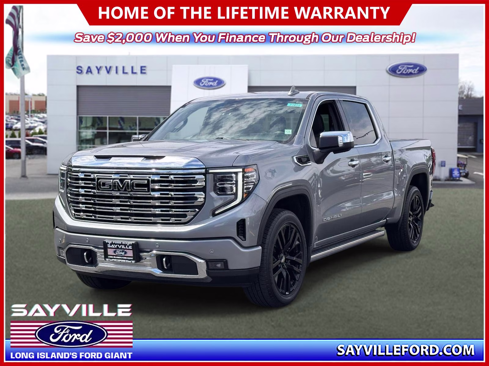 2023 Titanium Rush Metallic GMC Sierra 1500 4WD Crew Cab 147 Denali 4X4 Truck