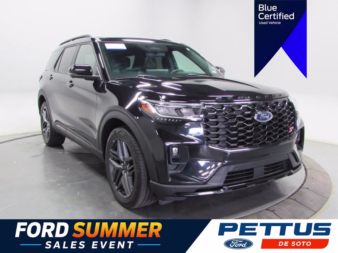 2025 Agate Black Metallic Ford Explorer ST 4X4 SUV