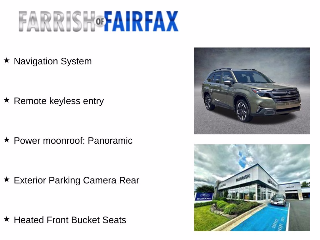 2026 Autumn Green Metallic Subaru Forester Limited Hybrid AWD SUV