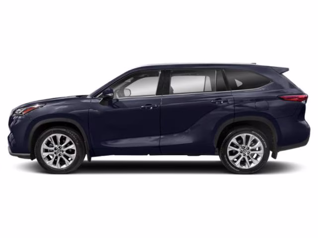 2021 Blue Toyota Highlander Limited AWD Crossover