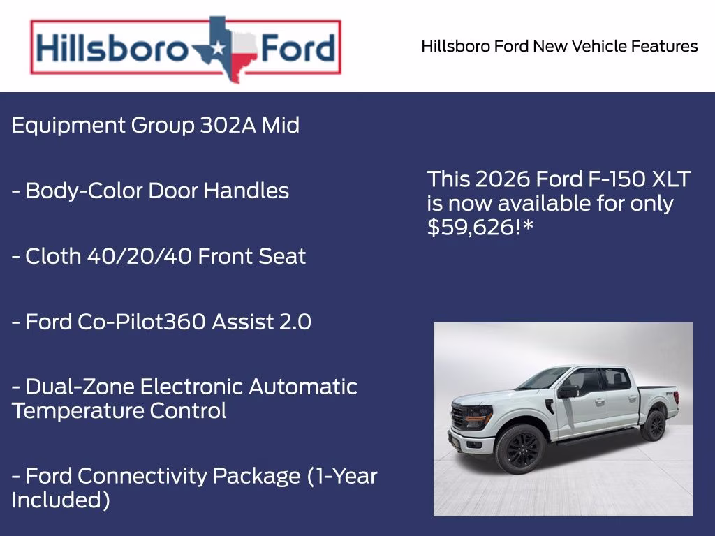 2026 Avalanche Ford F-150 XLT 4X4 Truck