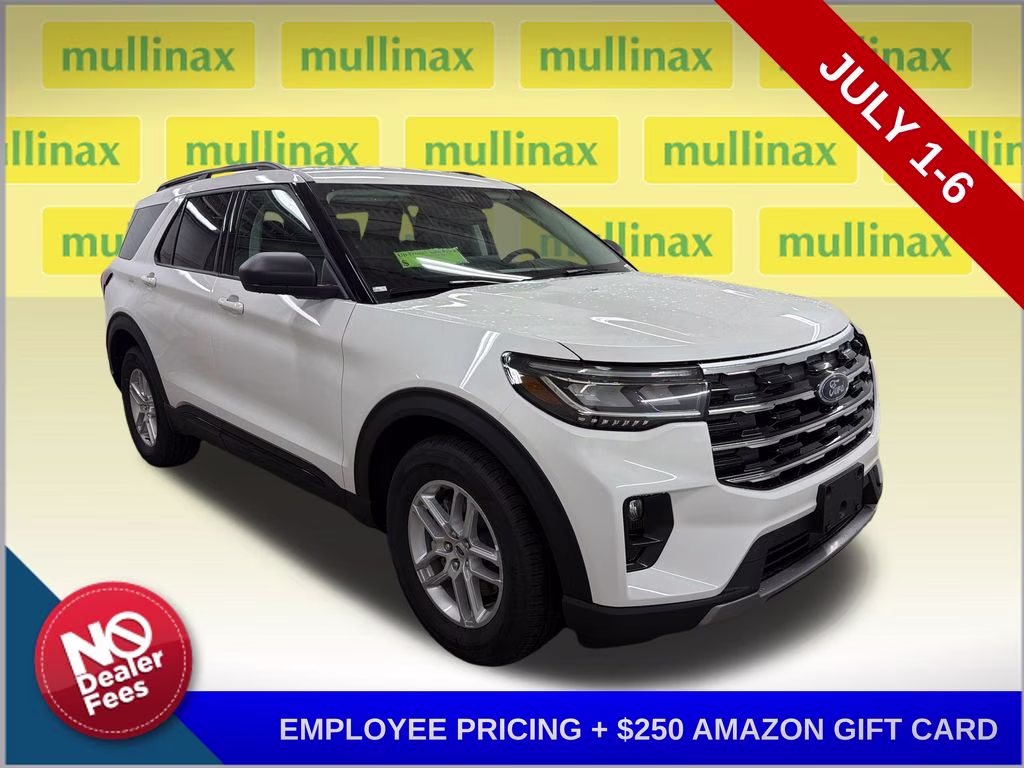 2026 STAR WHITE TRI-COAT Ford Explorer Active RWD SUV