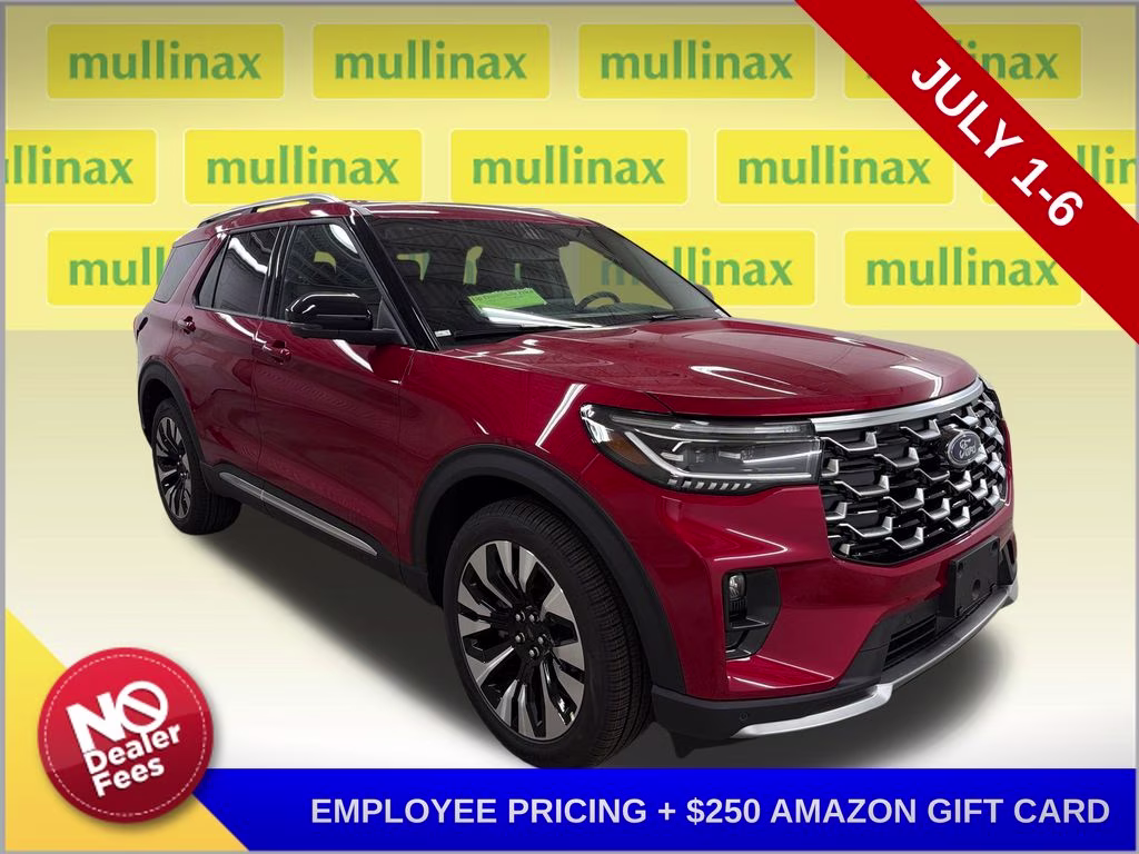 2026 RAPID RED TINTED Ford Explorer Platinum 4X4 SUV