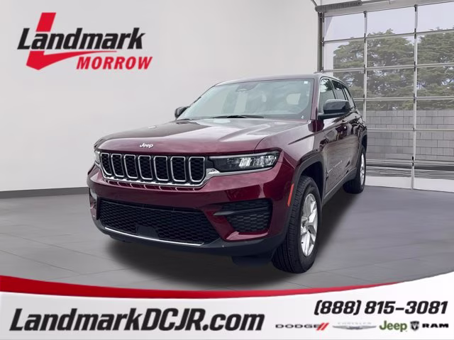 2025 Velvet Red Pearlcoat Jeep Grand Cherokee Laredo X RWD SUV