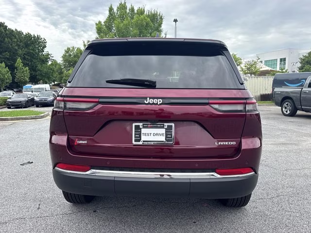2025 Velvet Red Pearlcoat Jeep Grand Cherokee Laredo X RWD SUV