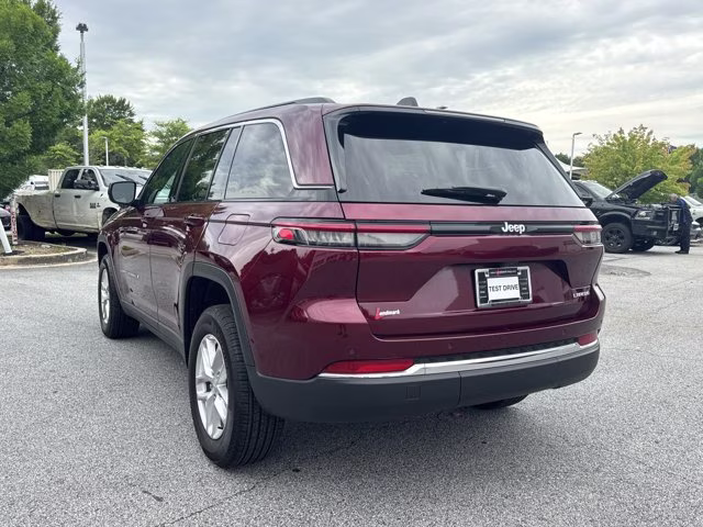 2025 Velvet Red Pearlcoat Jeep Grand Cherokee Laredo X RWD SUV
