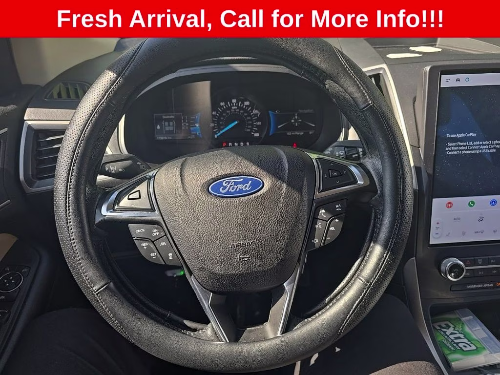 2022 Black Metallic Ford Edge SEL AWD SUV