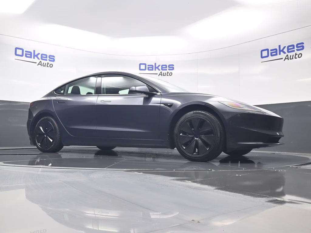 2025 Stealth Grey Tesla Model 3 Long Range RWD Sedan