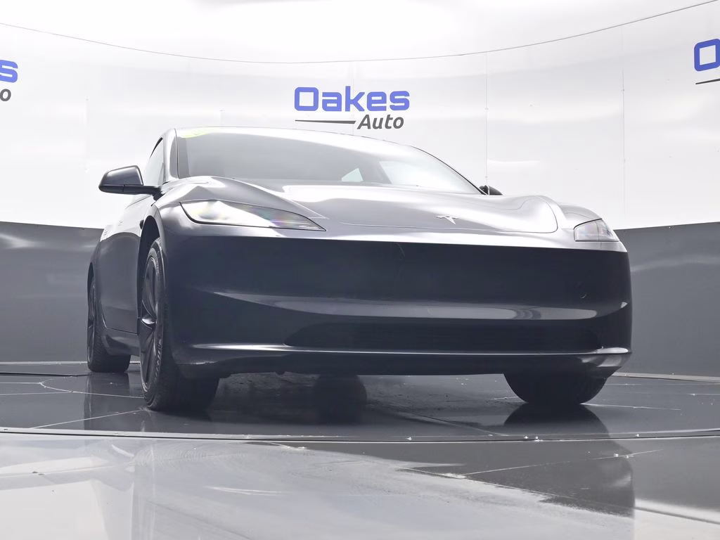 2025 Stealth Grey Tesla Model 3 Long Range RWD Sedan